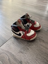 Jordan 1 1985 Chicago OG scarpe bambino neonato 3C vintage Nike anni 80
