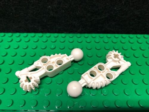 BIONICLE Lego Brand Toa Hordika Arm Lower Section 50921 White (pair) - Picture 1 of 2