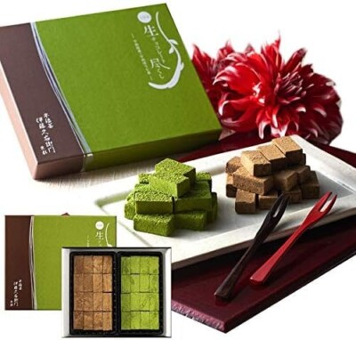 Ito Kyuemon Matcha Fresh Chocolate All Uji Matcha Hojicha Set 32 Teile 13783