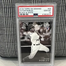 Victor Robles 2018 Topps On Demand Black & White RC #24 - PSA 10 Low Pop