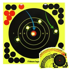 2set 8" x 8"  Shooting Targets Splatter Paper-Shots Burst Gun Shoot Rifle