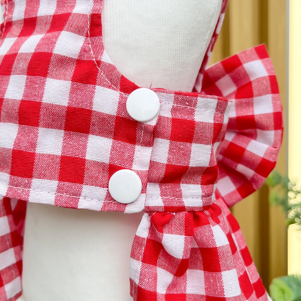 Cute Small Dog Harness Dress for Puppies and Cats Vest Clothing