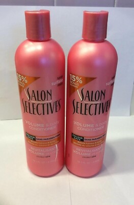 2X Salon Selectives Volume Body Conditioner with Biotin 16 fl oz HTF
