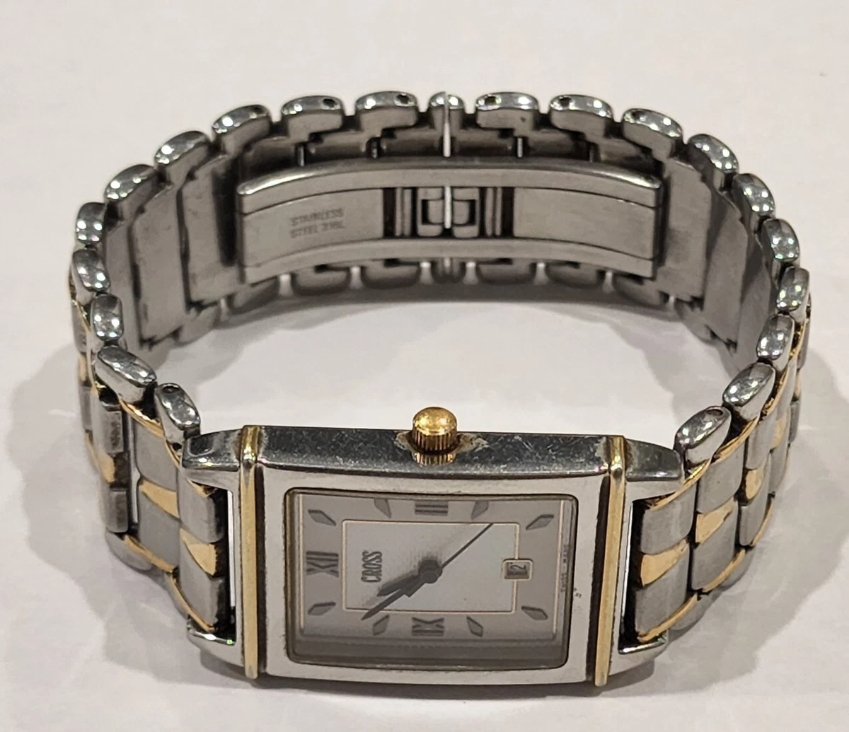 Cross stainless steel watch sale