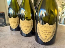 3x Dom Pérignon Millesime Champagne Vintage 2012 1.5L empty bottle
