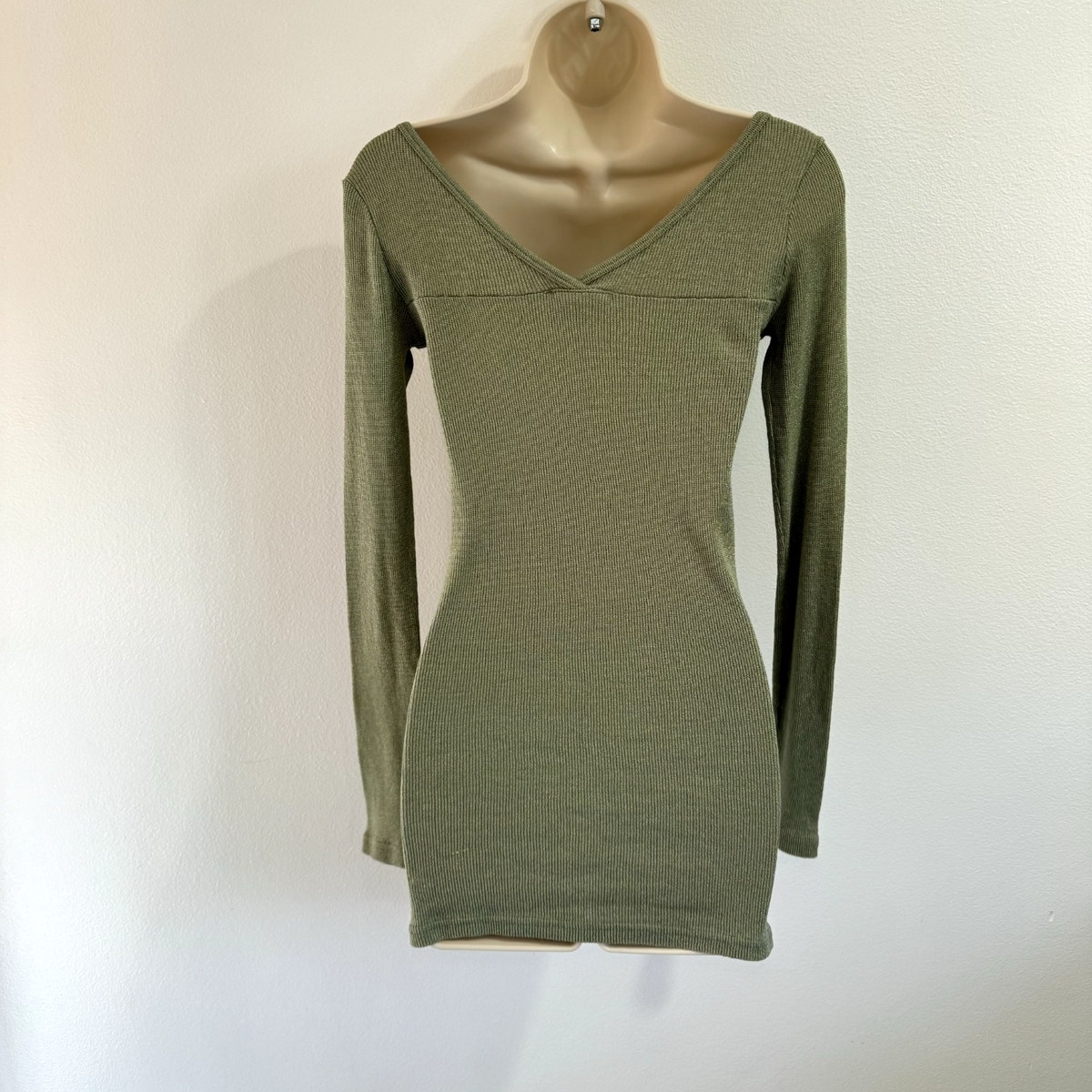 Vintage Y2K Michael Stars Shirt OS One Size Green Ribbed