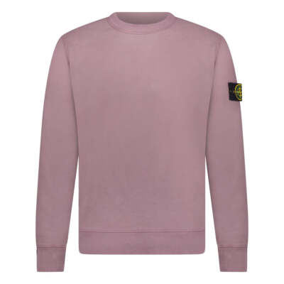 Stone Island Badge Sweatshirt Mauve