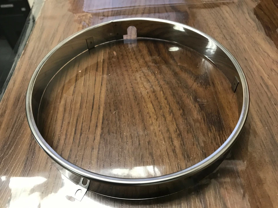 Headlight Retaining Rings Notch Style Pair Camaro Firebird Nova Chevy Pontiac Foto 4 de 4