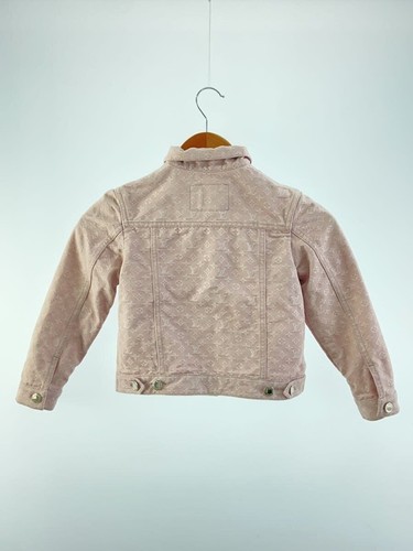 LOUIS VUITTON Monogram Denim Jacket Pink Auth TS1 - Picture 2 of 6