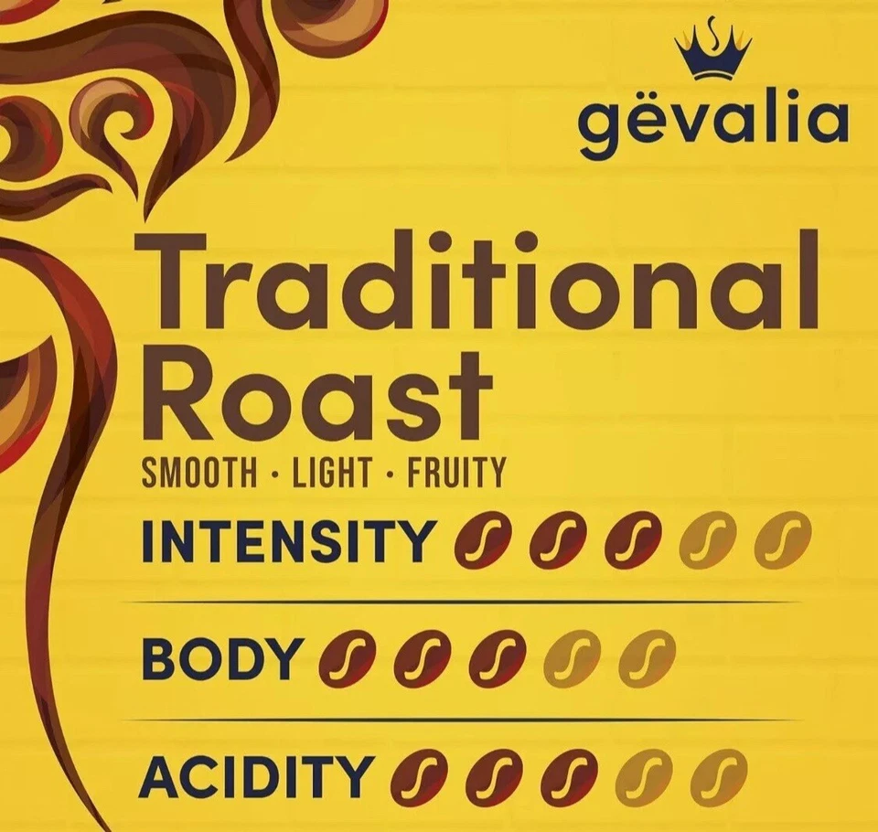 Paquete de 3 café molido tostado suave Gevalia (bolsa de 12 oz) Foto 2 de 4