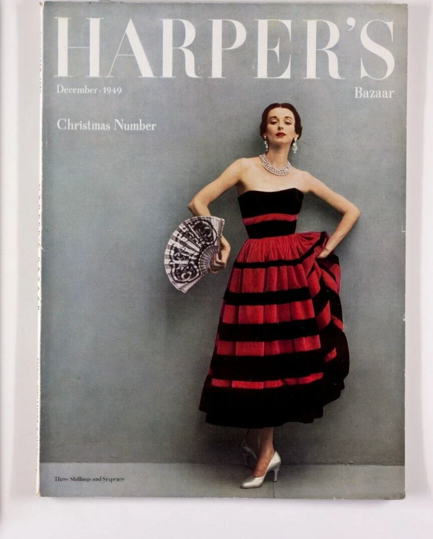 DORIAN LEIGH Balenciaga AVEDON Harpers Bazaar novembre 1949 Dior QUILTING Sports