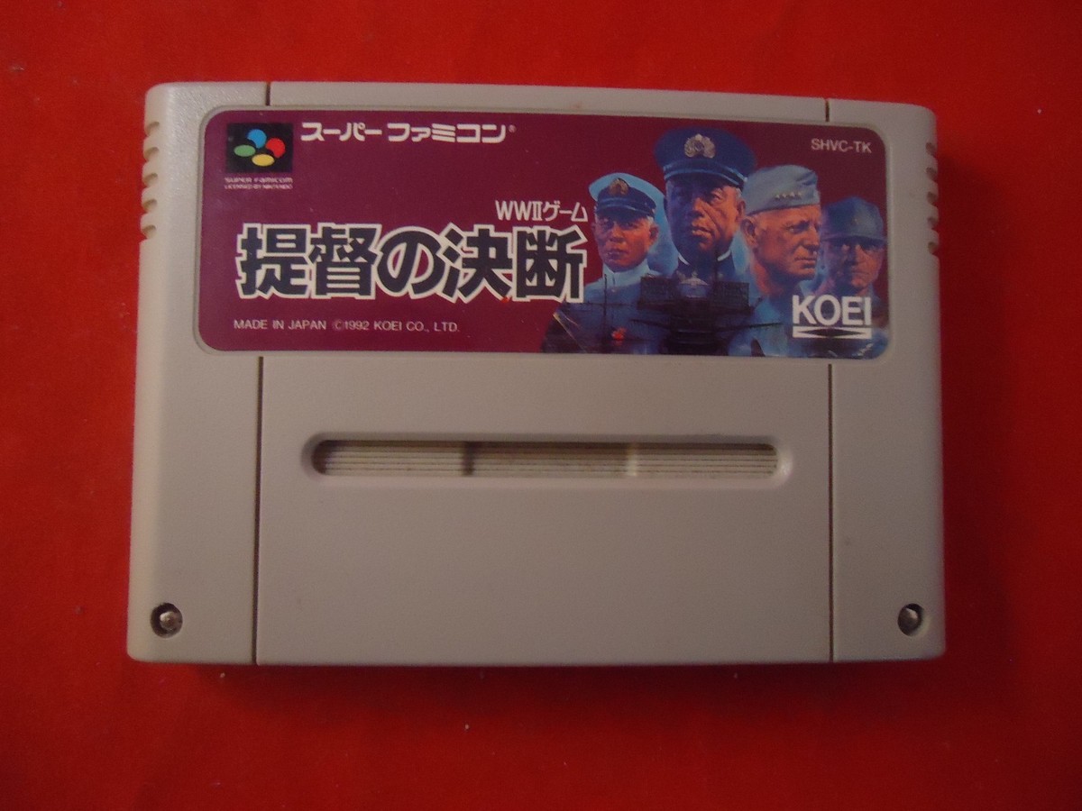 PTO: Pacfic Theater of Operations Super Famicom Japanese game US