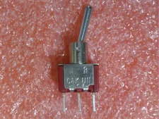 2 PCS C&K UII 2A 250VAC 5A 120VAC ON-ON SPDT TOGGLE SWITCH  "FREE US SHIPPING"