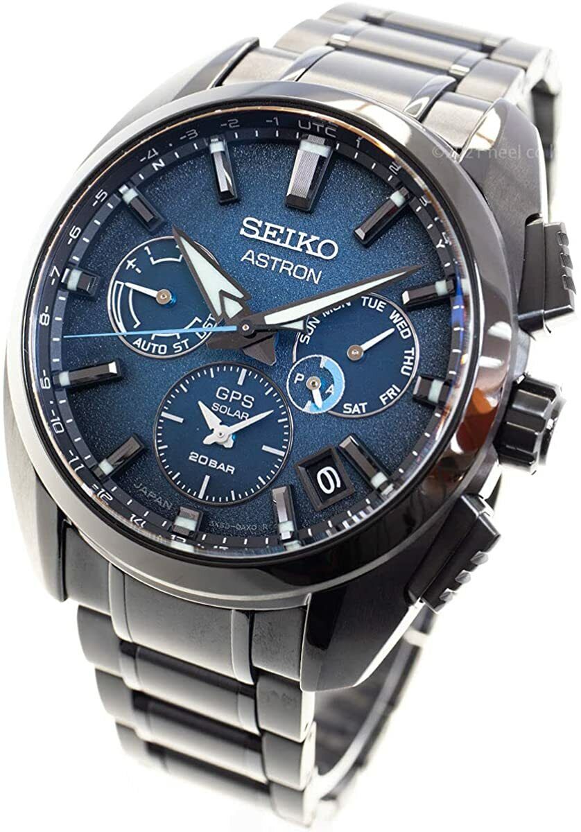 unse Snavs gårdsplads 2021 SEIKO ASTRON GPS Solar Global Line Sports 5X TI SBXC105 Limited Men's  Watch | eBay