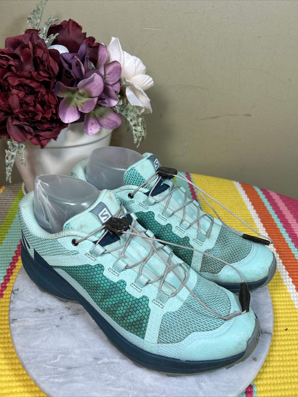 Salomon XA Elévate Teal scarpe da trekking multicolore contragrip da donna US 8 M