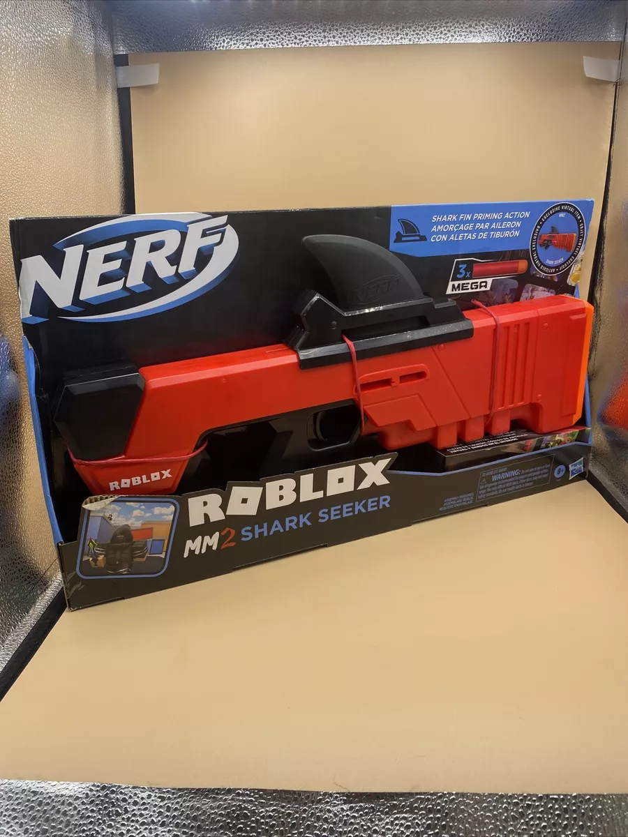 NERF Roblox MM2 Shark Seeker Dart Blaster Shark-Fin Not Sure If They Have  Code