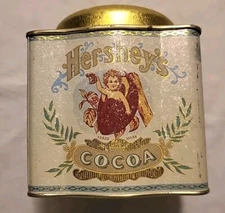 Vintage Hershey's Chocolate Cocoa Powder Metal Collectors Tin