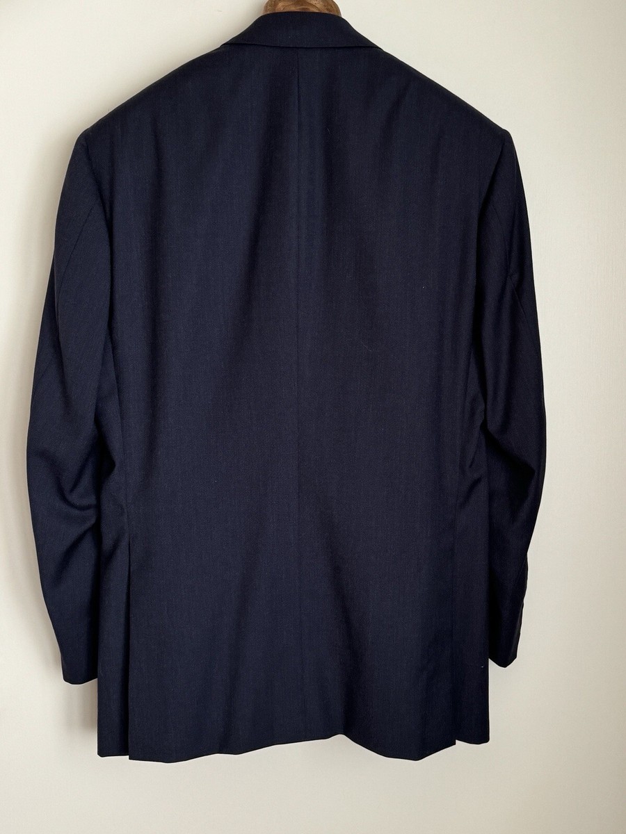 Liverano & Liverano Suit, IT50, Light Navy Wool | eBay