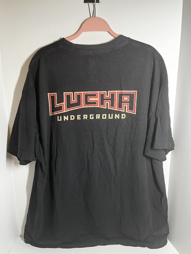 Mil Mascaras signed Wrestling Promo Card w/ Lucha Underground XXL T-Shirt - Picture 17 of 19