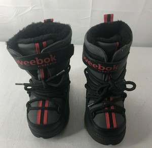 winter boots gray \u0026 black fleece lined 