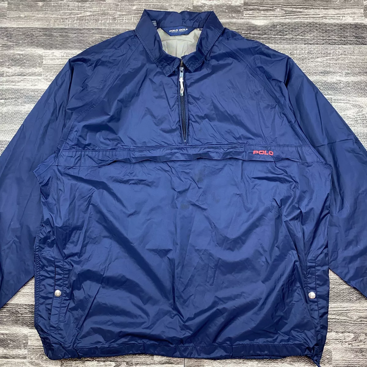 Polo golf pullover best sale windbreaker