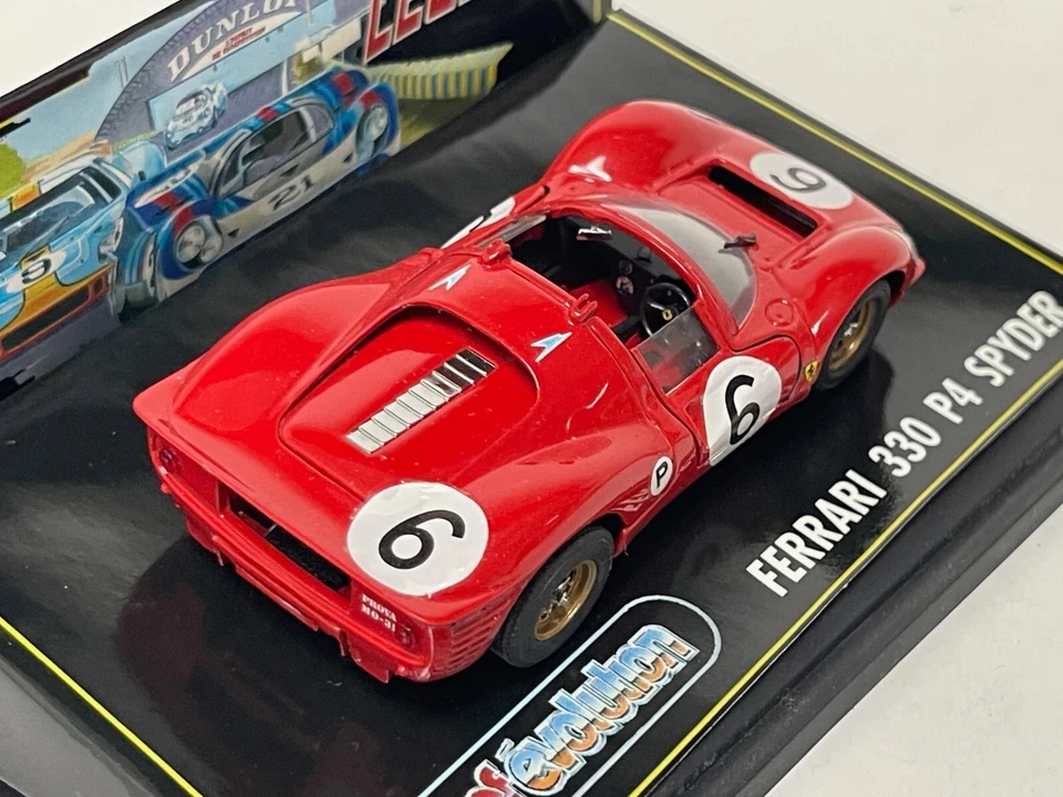 1/43 Jouef Evolution Ferrari 330 P4 Spyder in Rosso Corsa Red   TR278 - Image 3 of 4