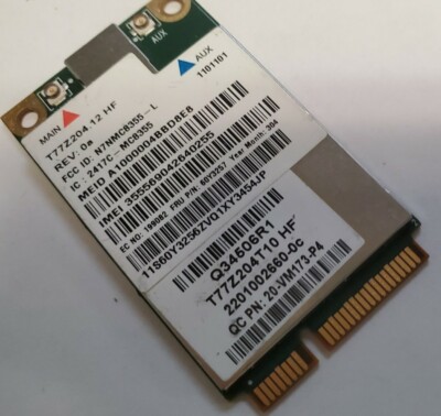 Lenovo 60y3257 Sierra AirPrime MC8355 Qualcomm 3G Wireless WWAN Card