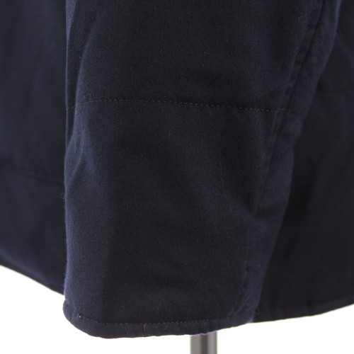 Zanella NWT Vitale Barberis Canonico Wool Car Coat w/ Suede Size L US In Navy - Picture 3 of 14