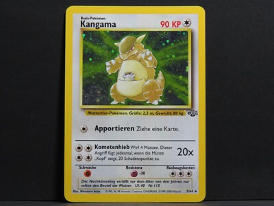 German Kangama Kangaskhan 5/64 - Jungle Set Pokemon Card