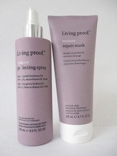 Living Proof Restore Perfecting Spray 8 oz  Repair Mask 6.7 oz Set