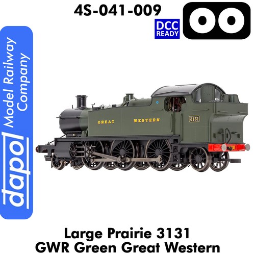GROSSE PRAIRIE 3131 GWR DCC Ready Dampflok Dapol 4S-041-009 | Zustand: New