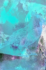 Original Abstract Art on Paper ~ Cheerful Bright Colorful Home Decor Acrylic #52