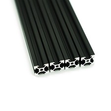 4 St&uuml;ck 300mm 2020 V Typ schwarz Europ&auml;ische Norm eloxiert Linearschiene Profil