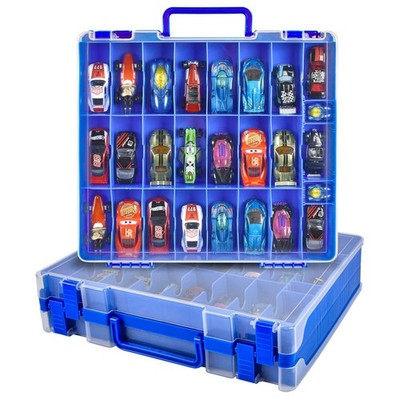 Spielzeugauto Aufbewahrung Organizer Koffer kompatibel mit Hot Wheels/für Matchbox Autos. Dis