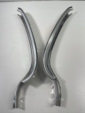 1962 Impala 2 Dr. Ht Lr Windshield Pillar Weather Seal Channel Moldings Nice L6