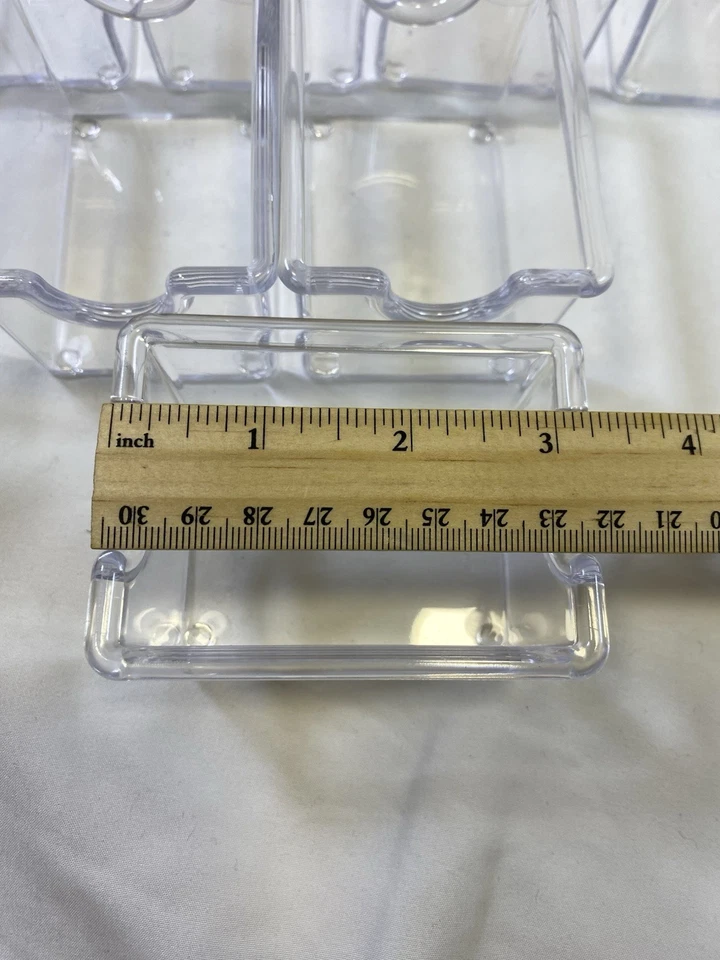 Lot Of 11 - Clear Plastic Restaurant Sugar / Sweetener Packet Container Holders - Image 4 of 4