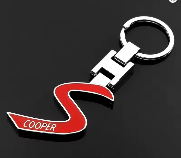 Mini R50 Red Logo Mini Cooper S Keyring Logo Red R50 R52 R53 Mini One Countryman Clubman ...