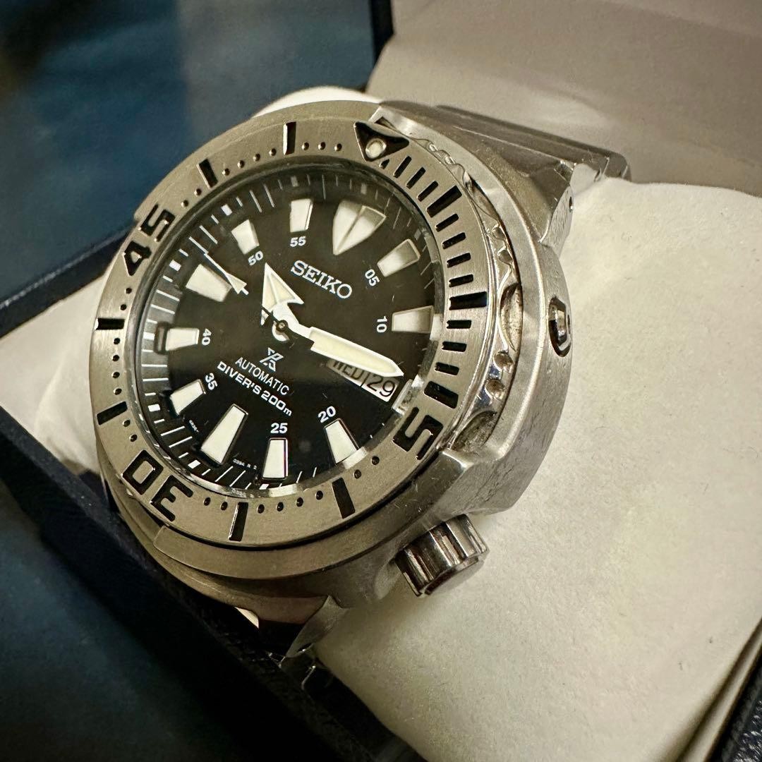 Seiko Prospex SRP637K1 Baby Tuna 200m Diver Auto 4R36 Black Box Extra Links