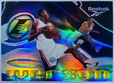 Allen Iverson - Philadelphia 76ers 1997-98 Upper Deck Reebok The Answer