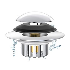 Universal 3 In 1 Bathtub Drain Stopper Pop-Up Tub Stopper Bathtub Drain Stopper