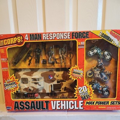 THE CORPS 4 MAN RESPONSE FORCE ASSUALT VEHICLE MAX POWER 1998  20 Piece  GIFTSET