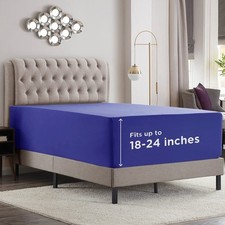 Empyrean Extra Deep Pocket Queen Fitted Sheet Only - Royal Blue Fitted Sheet