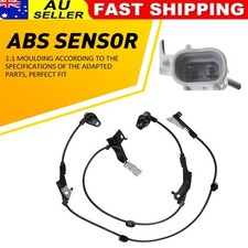 2x Black LH+RH Rear ABS Wheel Speed Sensor Suit For Toyota Hilux KUN26 4WD 3.0L