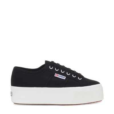 Superga 3790 Plateau Lightweight Black-FWhite 3790-S3134MW-F83 Damen Sneaker PE25