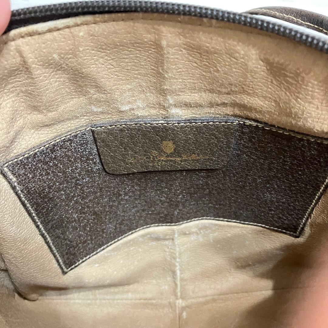 GUCCI Old Gucci Sherry GG Canvas Leather Shoulder Bag Pouch 904 02 047 Beige thumbnail 10