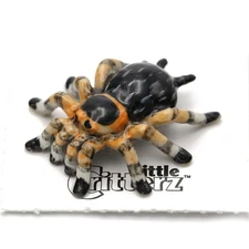 Little Critterz Tarantula "Silk" Home Decor - Miniature Porcelain Figurine