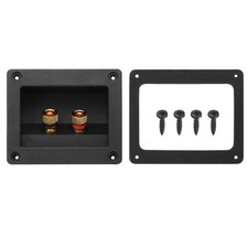 3 Inch Square Speaker Box Terminal Cups, 2-Way Subwoofer Plug Connectors