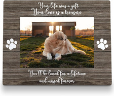 Dog Memorial Picture Frame 8X10, Pet Memorial Picture Frame, Pet Memorial Gifts