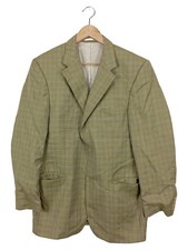 DANIEL HECHTER Herren Sakko Business Kariert Grün Einheitsgröße