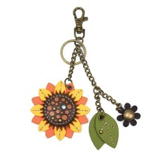 CHALA MINI KEYCHAIN PURSE CHARM SUNFLOWER